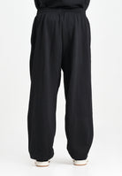 ADIDAS PERFORMANCE Pantalone sportivo Essentials Wide Leg 3 Bar Logo nero da uomo JF3567 . ADIDAS PERFORMANCE 