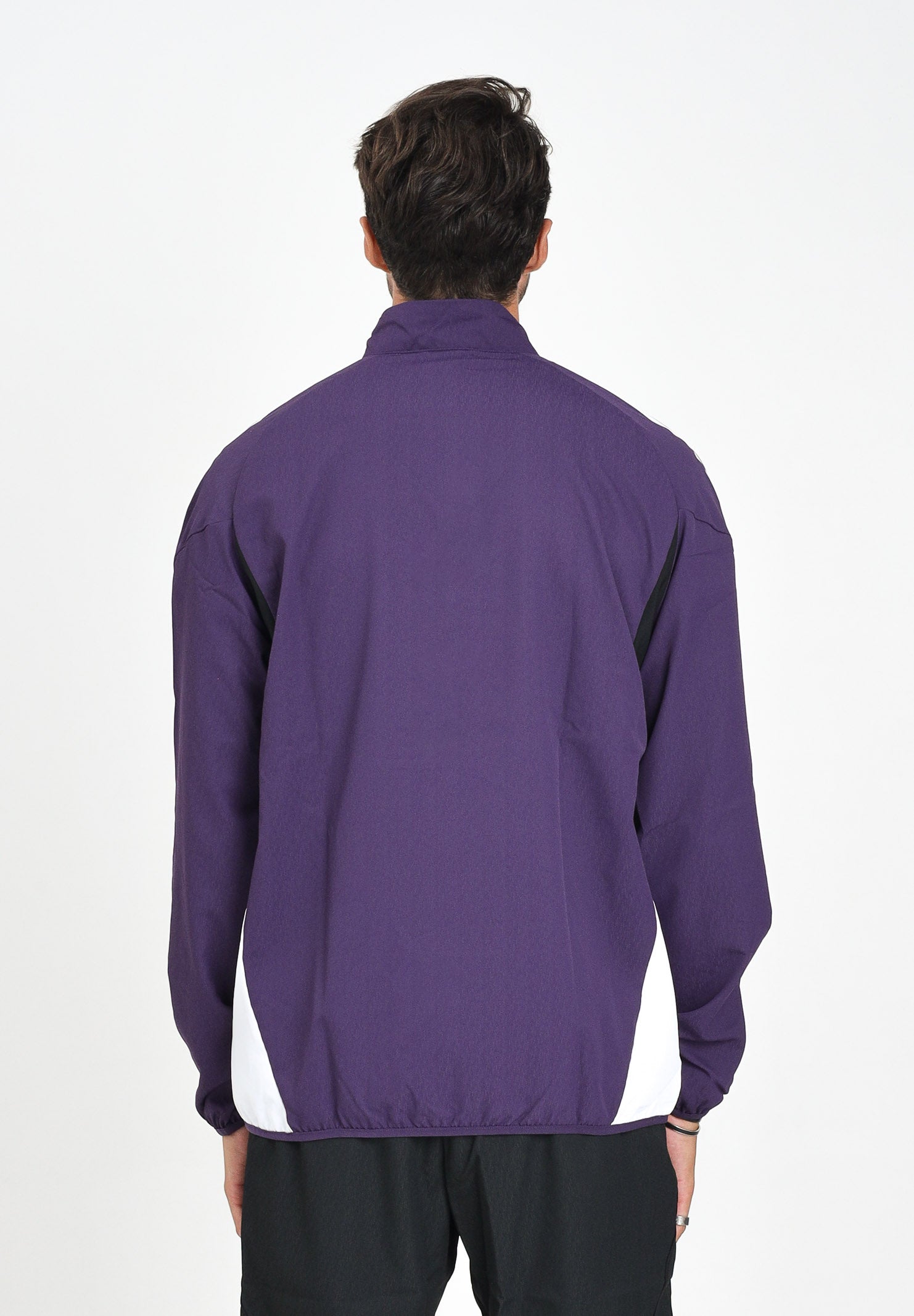 ADIDAS PERFORMANCE Felpa con zip Manchester United Tiro 25 Competition viola da uomo JP3107 . ADIDAS PERFORMANCE 