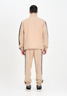 ADIDAS PERFORMANCE Tuta Sportswear Basic 3-Stripes Woven beige da uomo JX3149 . ADIDAS PERFORMANCE 
