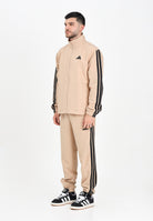 ADIDAS PERFORMANCE Tuta Sportswear Basic 3-Stripes Woven beige da uomo JX3149 . ADIDAS PERFORMANCE 