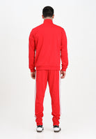 ADIDAS PERFORMANCE Tuta Essentials 3-Stripes rossa da uomo JX8731 . ADIDAS PERFORMANCE 