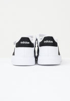 ADIDAS PERFORMANCE Sneakers Grand Court Lifestyle Hook and Loop bianche e nere da neonato GW6527 . ADIDAS PERFORMANCE 