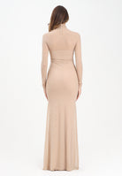 ALMA SANCHEZ Abito lungo Acoro nude da donna con strass all-over AS2526010RT 063 ALMA SANCHEZ 