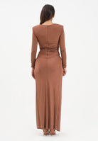 ALMA SANCHEZ Abito lungo Acate marrone da donna AS2526011EL A128 ALMA SANCHEZ 