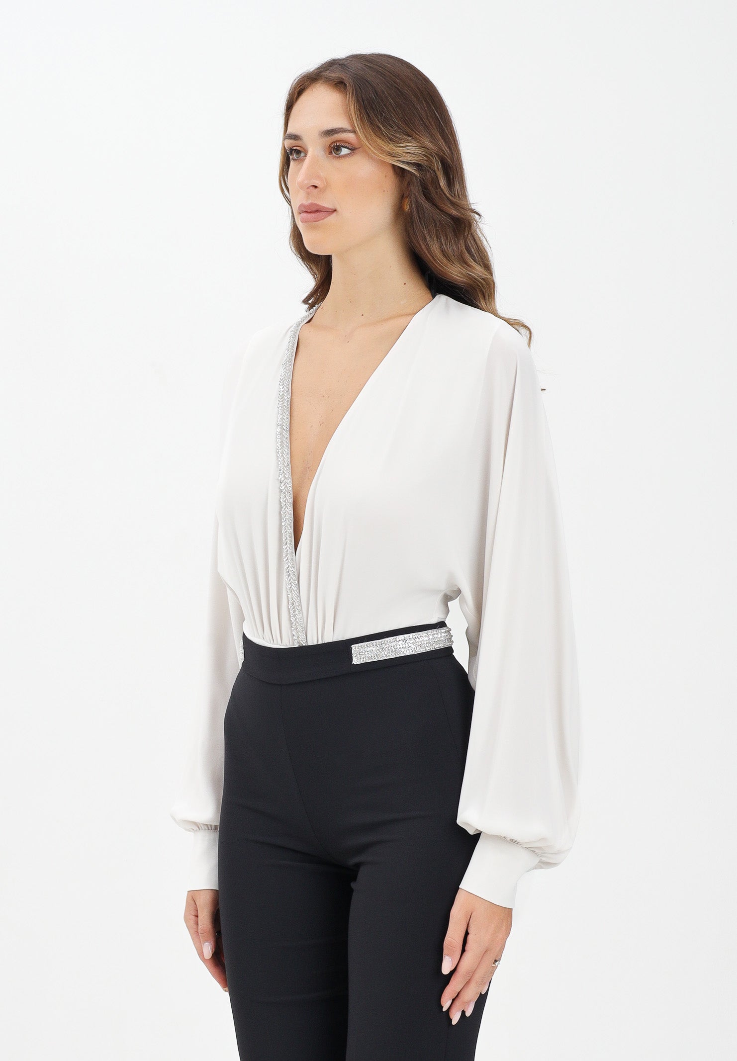 ALMA SANCHEZ Body Baseo bianco da donna AS2526022TG 050 ALMA SANCHEZ 