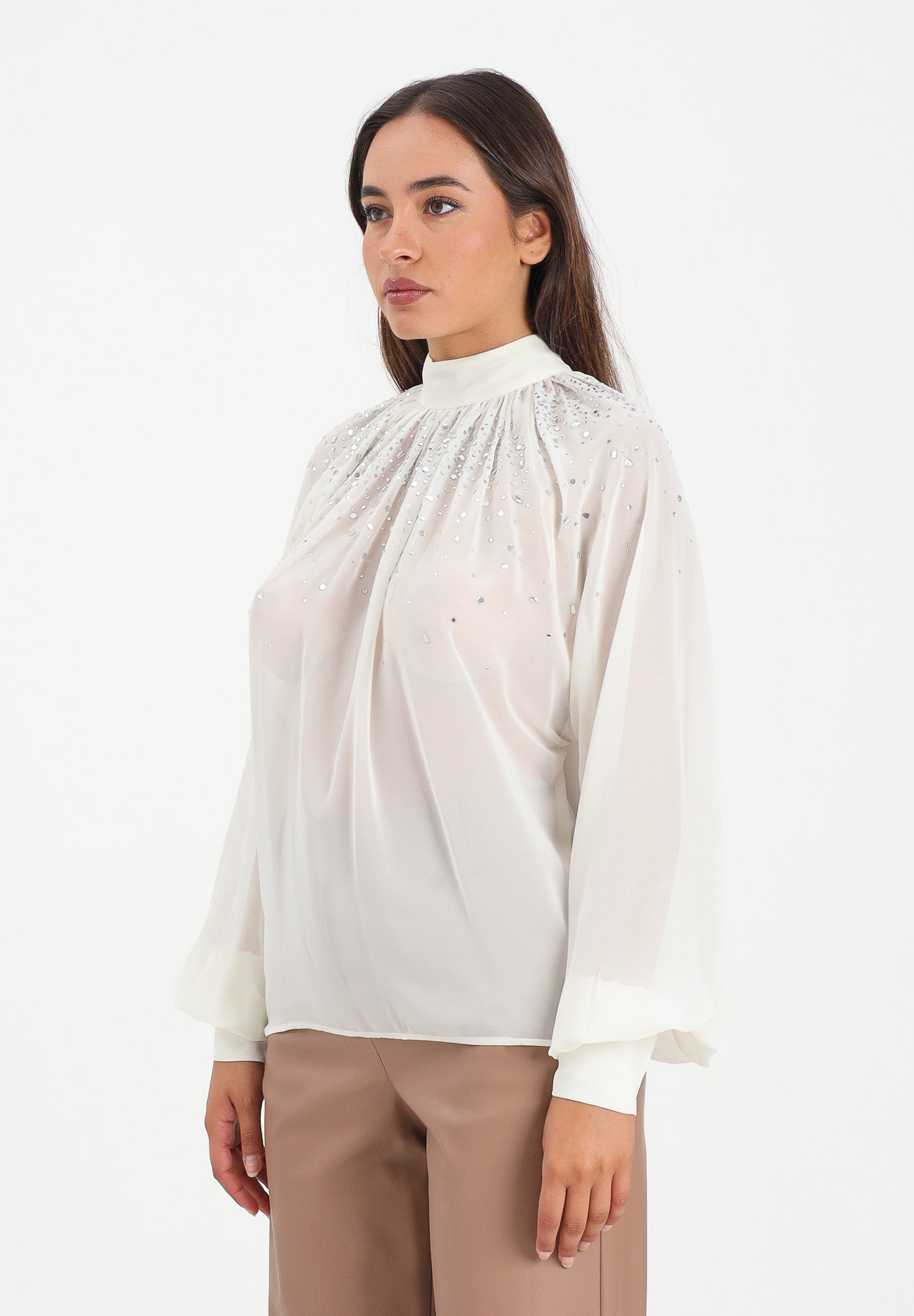 ALMA SANCHEZ Blusa Botes panna da donna AS2526030G 050 ALMA SANCHEZ 