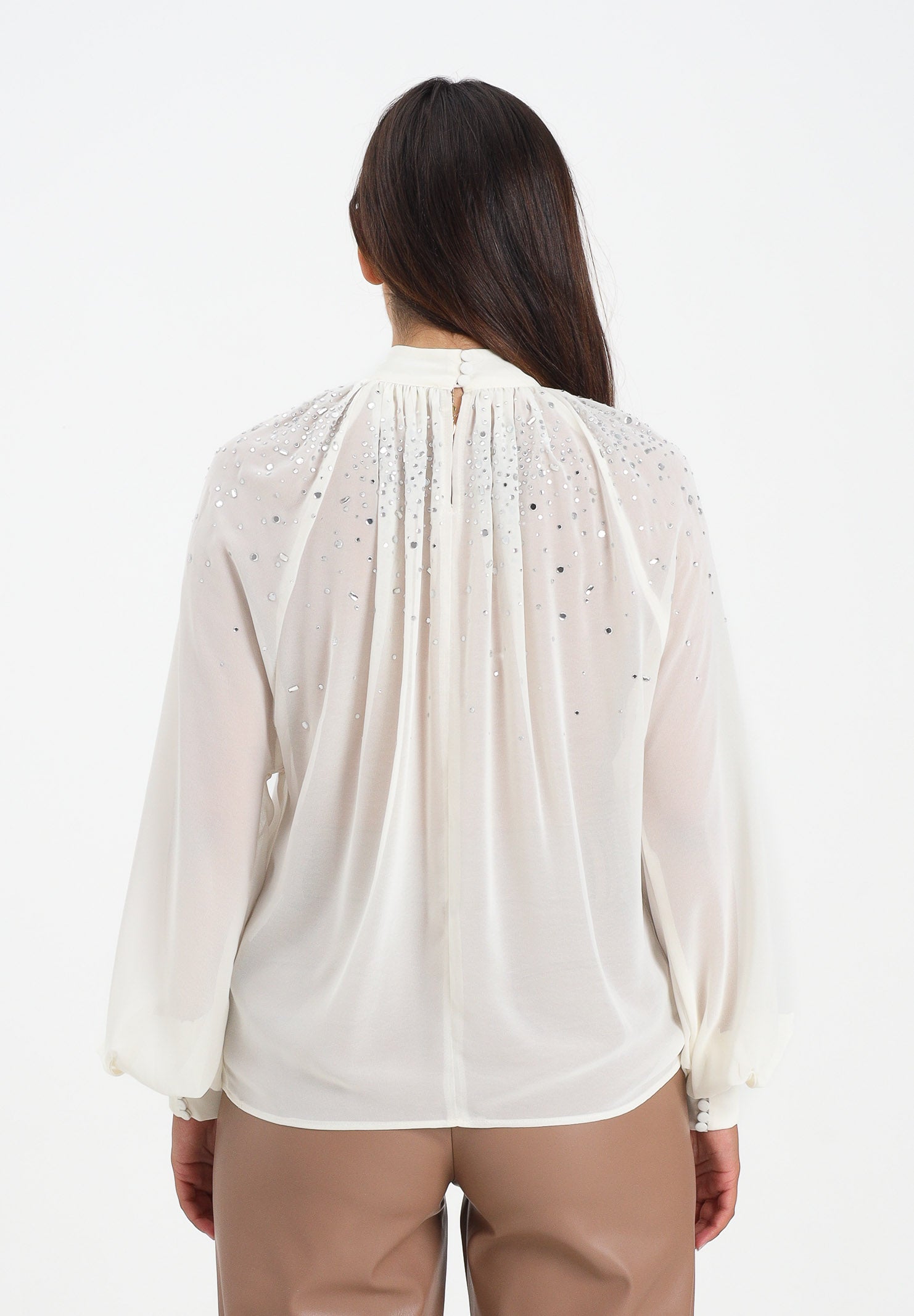 ALMA SANCHEZ Blusa Botes panna da donna AS2526030G 050 ALMA SANCHEZ 