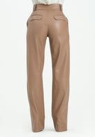 ALMA SANCHEZ Pantalone Pozio in ecopelle cammello da donna AS2526047EP 122 ALMA SANCHEZ 