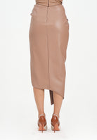 ALMA SANCHEZ Gonna midi Gaeta in ecopelle color cammello da donna AS2526049EP 122 ALMA SANCHEZ 