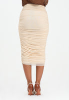 ALMA SANCHEZ Gonna midi Gaderme burro da donna AS2526081RT 059 ALMA SANCHEZ 
