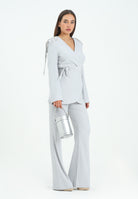 ALMA SANCHEZ Pantalone Macea grigio da donna AS2526096TF 902 ALMA SANCHEZ 