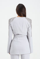 ALMA SANCHEZ Giacca Macea grigia da donna AS2526101TF 902 ALMA SANCHEZ 