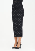 ALMA SANCHEZ Gonna midi Gapi nera da donna AS2526124RT 999 ALMA SANCHEZ 