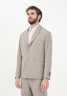 ARMANI EXCHANGE Giacca monopetto color fango da uomo XM000345AF10897 U6107 ARMANI EXCHANGE 