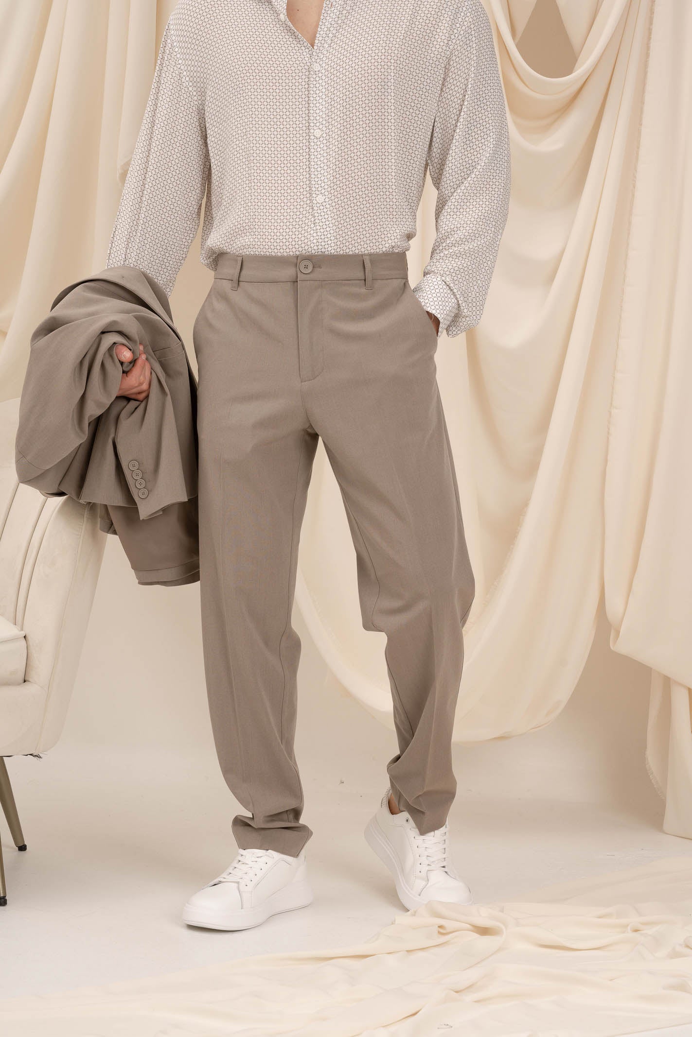 ARMANI EXCHANGE Pantalone elegante beige da uomo XM000346AF10897 U6107 ARMANI EXCHANGE 