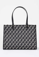 ARMANI EXCHANGE Shopper nera da donna con logo all over XW000927AF17155 MC043 ARMANI EXCHANGE 