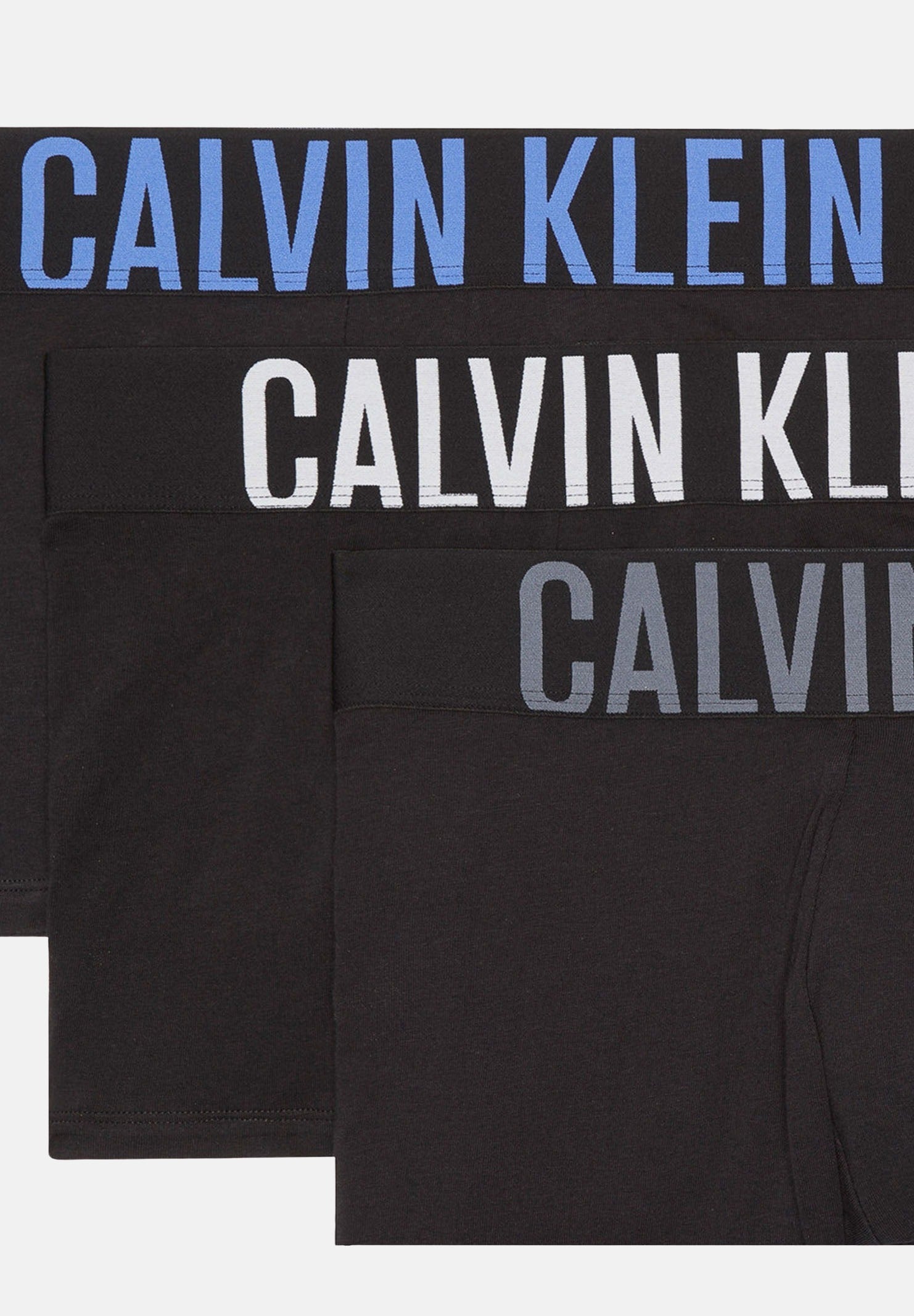 CALVIN KLEIN Set da tre boxer neri da uomo con logo 000NB3608A ZDO CALVIN KLEIN 