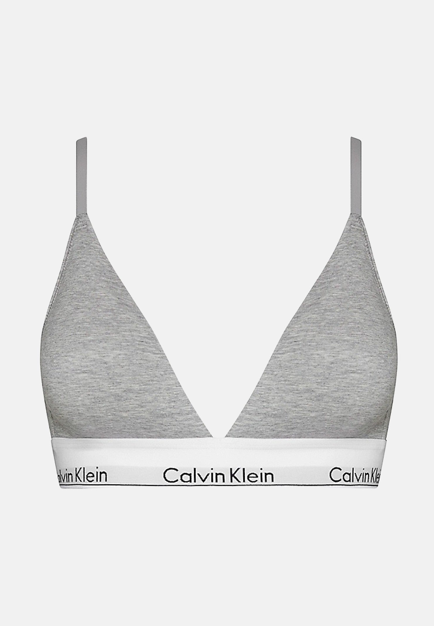 CALVIN KLEIN Reggiseno grigio da donna con logo 000QF5650E P7A CALVIN KLEIN 