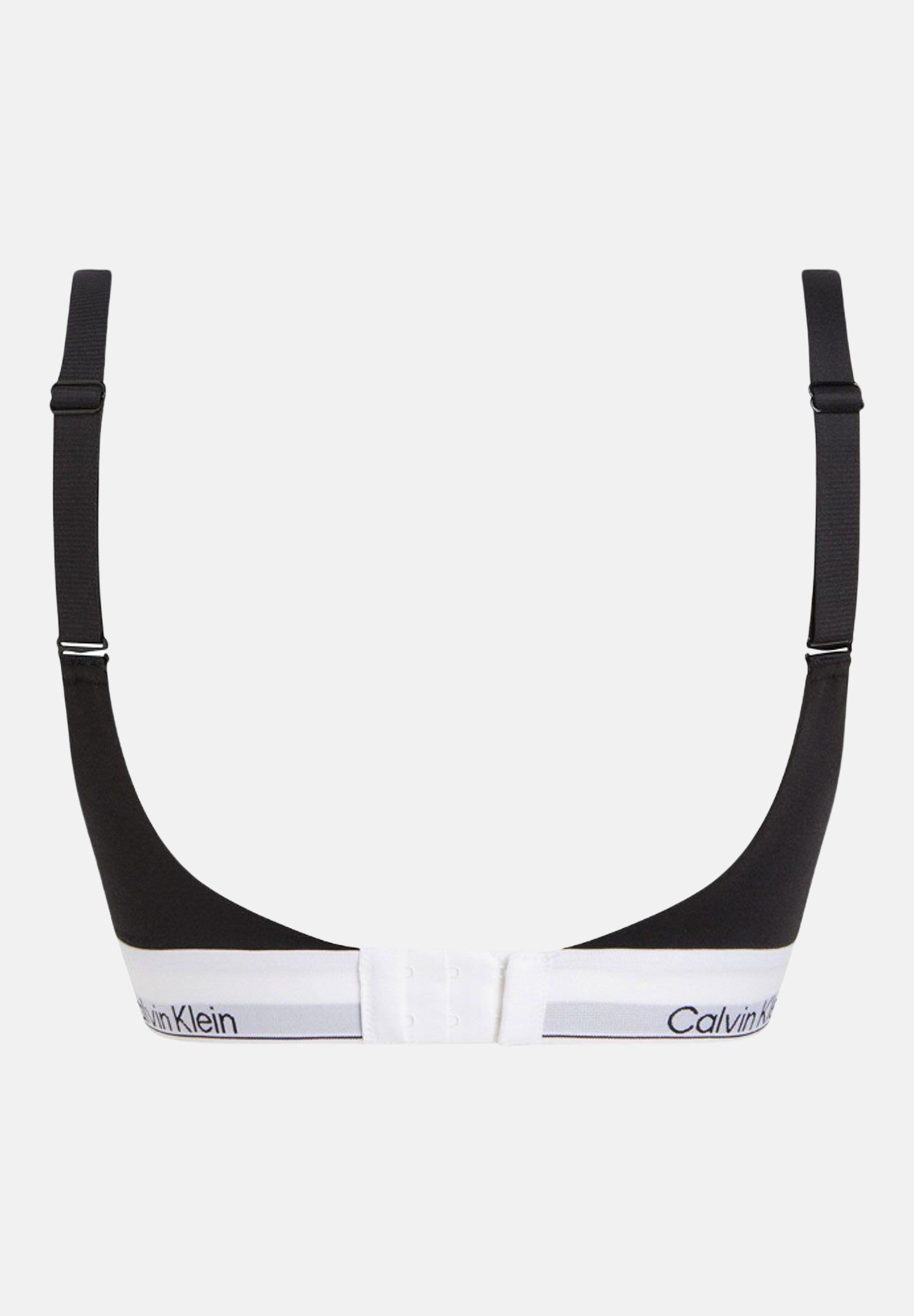 CALVIN KLEIN Bralette nera da donna con banda logata 000QF7900E UB1 CALVIN KLEIN 