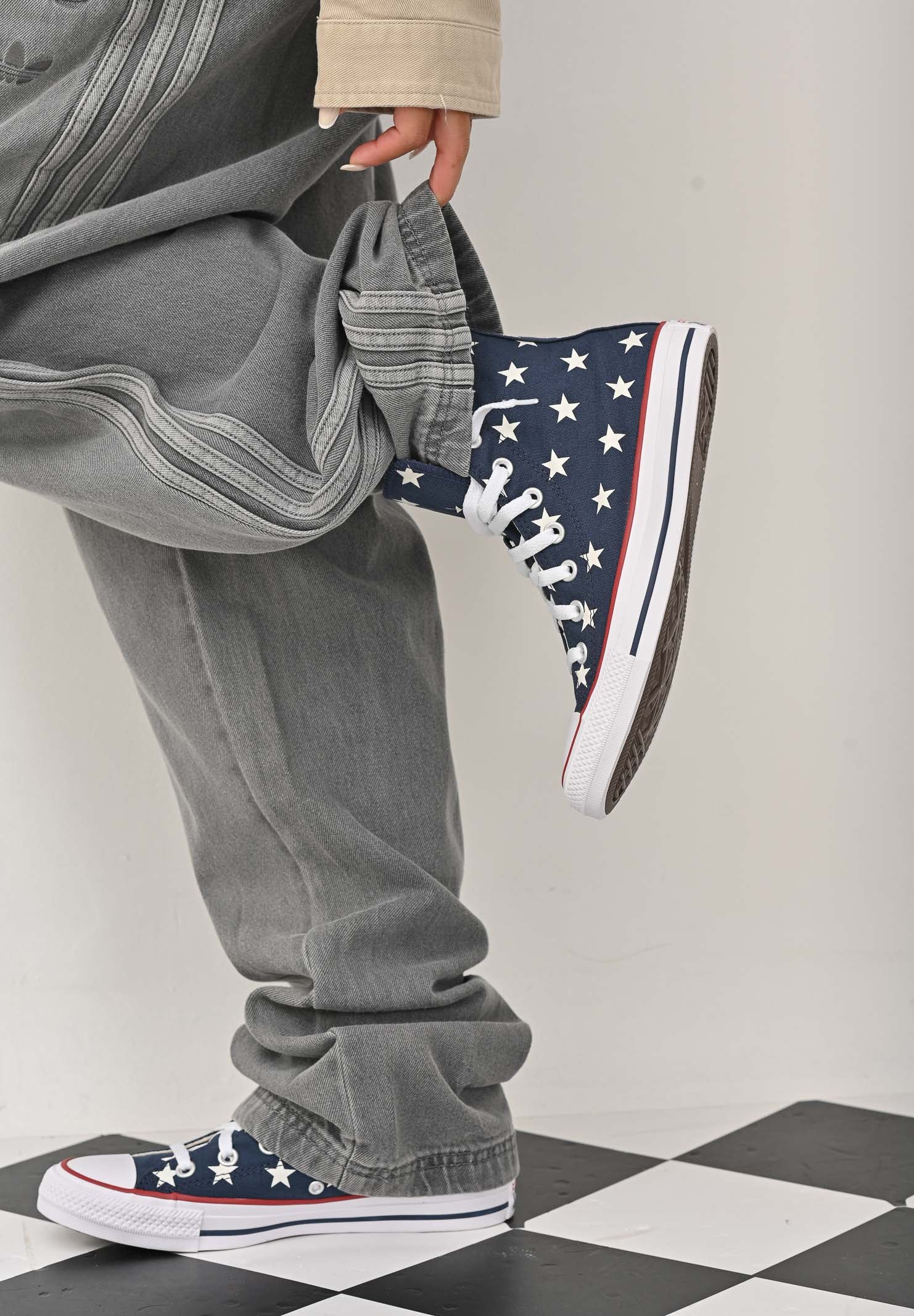CONVERSE Sneakers Chuck Taylor All Star Archive Stars blu per uomo e donna A15503C . CONVERSE 