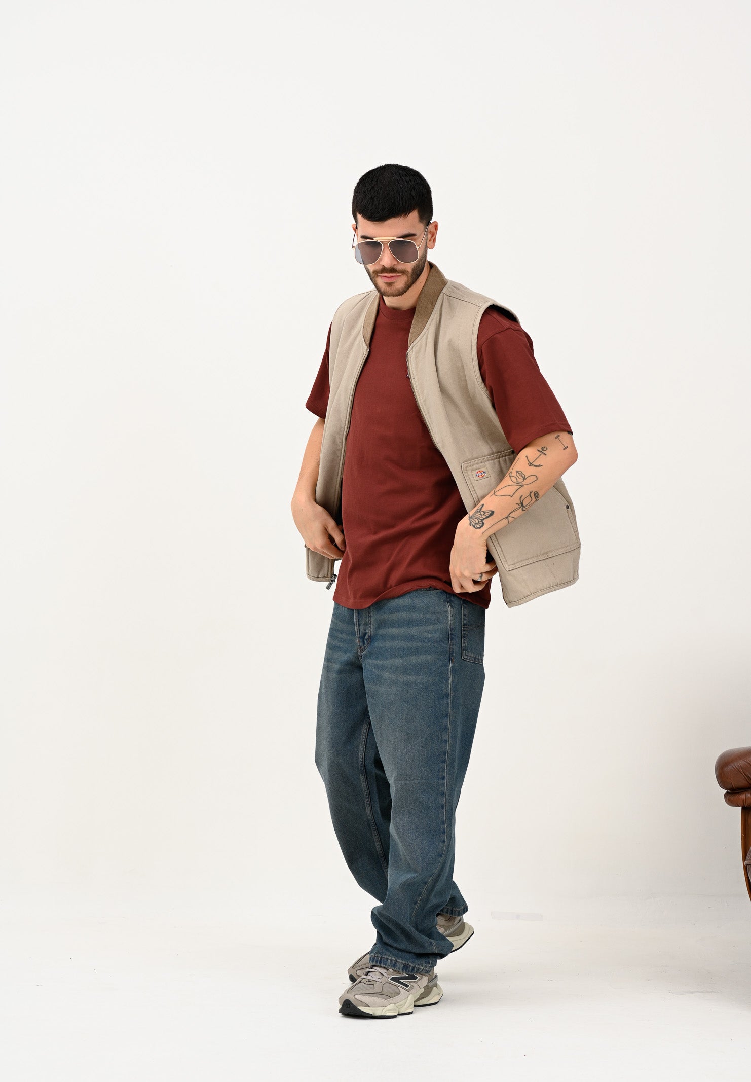 DICKIES Smanicato beige da uomo DK0A87O40DS1 . DIckies 