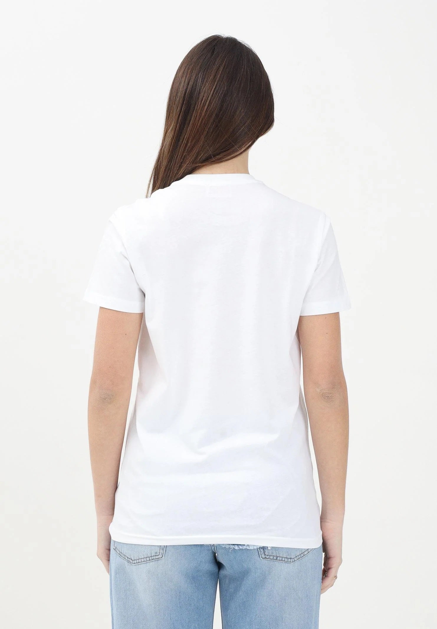 DIESEL T-shirt a manica corta Tdiegord bianca per donna, ragazzi e bambini J022370GRAI K100 DIESEL 