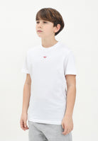 DIESEL T-shirt a manica corta Tdiegord bianca per donna, ragazzi e bambini J022370GRAI K100 DIESEL 