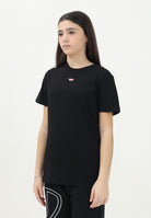 DIESEL T-shirt a manica corta Tdiegord nera per donna, ragazzi e bambini J022370GRAI K900 DIESEL 