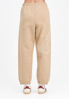 DIESEL Pantalone sportivo beige per donna, ragazzi e bambini con maxi logo Oval D J022720GYCJ K726 DIESEL 