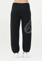 DIESEL Pantalone sportivo nero per donna, ragazzi e bambini con maxi logo Oval D J022720GYCJ K900 DIESEL 