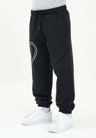 DIESEL Pantalone sportivo nero per donna, ragazzi e bambini con maxi logo Oval D J022720GYCJ K900 DIESEL 