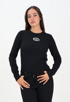DIESEL Maglioncino girocollo nero per donna, ragazzi e bambini con logo Oval D J02435KYAYX K900 DIESEL 