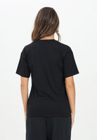 DIESEL T-shirt a manica corta nera per donna, ragazzi e bambini con maxi logo Oval D J02477KYAUN K900 DIESEL 