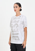 DIESEL T-shirt a manica corta bianca per donna, ragazzi e bambini con logo J02479KYAZW K100 DIESEL 