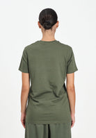 DIESEL T-shirt a manica corta verde militare per donna, ragazzi e bambini con logo J025010GRAI K513 DIESEL 