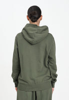 DIESEL Felpa con cappuccio verde militare per donna, ragazzi e bambini rifinita da patch D J025020GEAD K513 DIESEL 