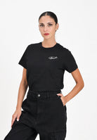 DIESEL T-shirt a manica corta nera per donna, ragazzi e bambini con logo Diesel J025260CATM K900 DIESEL 