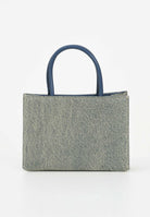 DIESEL Borsa DSL 3D in denim solarizzato da donna con logo istituzionale J02529P5499 H8457 DIESEL 