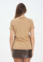 DSQUARED2 T-shirt a manica corta beige per donna, ragazzi e bambini con logo DQ2988D0015 DQ721 DSQUARED2 