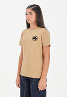 DSQUARED2 T-shirt a manica corta beige per donna, ragazzi e bambini con logo DQ2988D0015 DQ721 DSQUARED2 