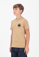DSQUARED2 T-shirt a manica corta beige per donna, ragazzi e bambini con logo DQ2988D0015 DQ721 DSQUARED2 