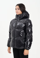 DSQUARED2 Piumino nero per donna, ragazzi e bambini con logo Maple Leaf DQ3042D0ADY DQ900 DSQUARED2 