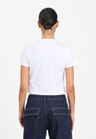 DSQUARED2 T-shirt a manica corta bianca per donna e ragazze con taschino DQ3137D00XM DQ100 DSQUARED2 