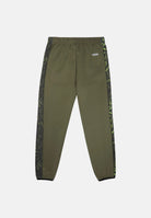 EA7 Pantalone sportivo verde oliva da bambino con bande laterali logate 7B000148AF17999 U8100 EA7 