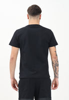 GCDS T-shirt a manica corta nera per uomo e donna con stampa logo B1XM2316JG8 99 GCDS 