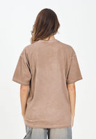 GCDS T-shirt a manica corta marrone per uomo e donna con logo B2CM2313JF1 30 GCDS 