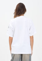 GCDS T-shirt a manica corta bianca per uomo e donna con stampa B2CM2317JF1 10 GCDS 