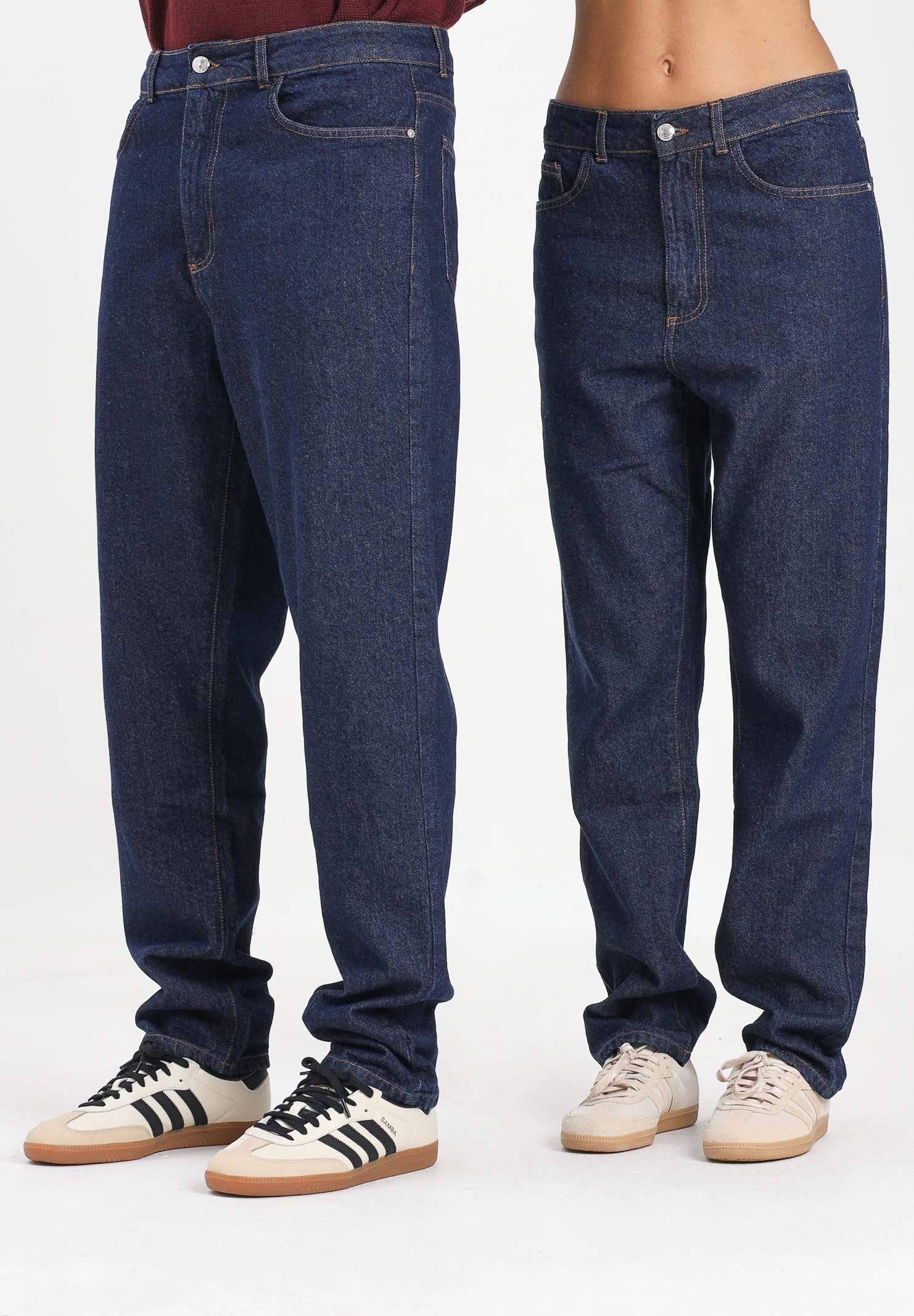 GCDS Jeans in denim blu per uomo e donna B2CM2900DA6 77 GCDS 