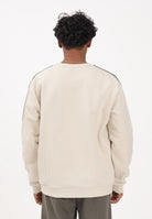 GCDS Felpa girocollo panna per uomo e donna con bande logate B2EM1501JD1 15 GCDS 