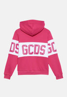 GCDS felpa con cappuccio rosa per  bambina e per bambino B2KU1926BA2 59 GCDS 